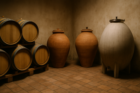 The Quiet Cellar: How Wine Matures in Oak, Clay, and Concrete
