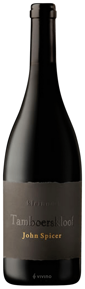 2016, Tamboerskloof Syrah, John Spicer Red Wine