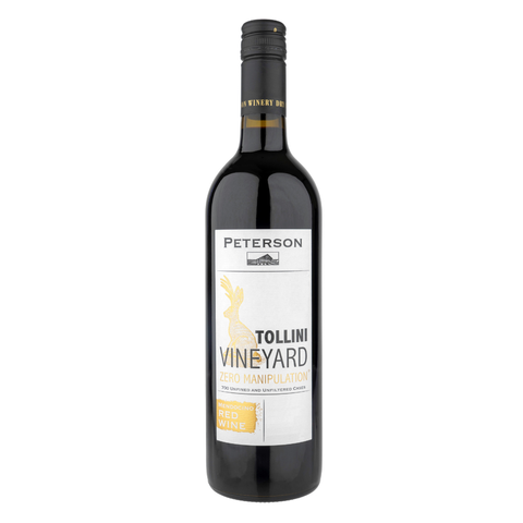 2017, Zero Manipulation, Tollini Vineyard, Peterson Winery Red Wine