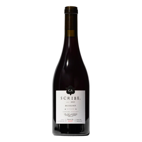 2021, Mission, Estate, Sonoma Valley, Scribe Winery Red Wine
