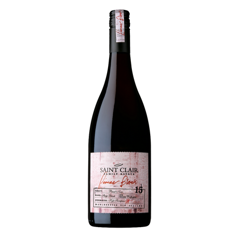 2022, Pinot Noir, Pioneer Block 15, Strip Block, Saint Clair Red Wine